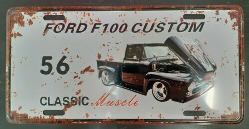 Car decorative plate, FORD F100 56 approx 30cm x 15cm #0319