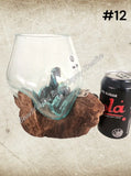 Glass  melt bowls #12