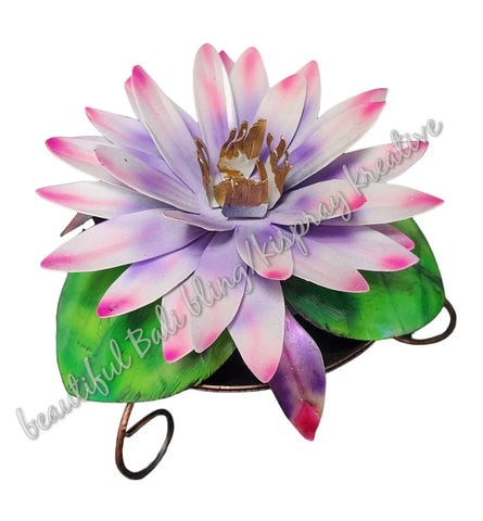 Mosquito coil holder, lotus pink/white/purples