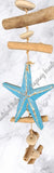 Beachy Hamptons Driftwood Wood dangler, starfish approx 12cm x 100 cm #0066