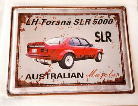 Decorative plate, TORANA SLR 5000 LH  approx 30cm x 40 cm #0524