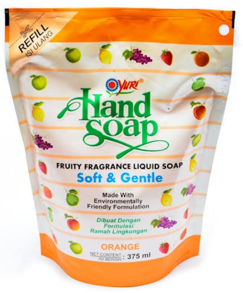 Yuri liquid hand  body soap ORANGE (#48B)
