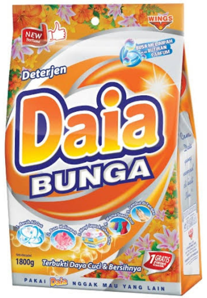 Daia BUNGA (ORANGE) POWDER detergent 850 g #e