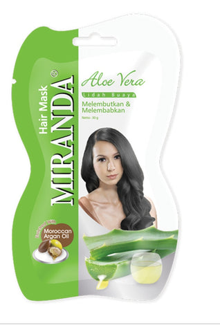 Miranda hair masks Green