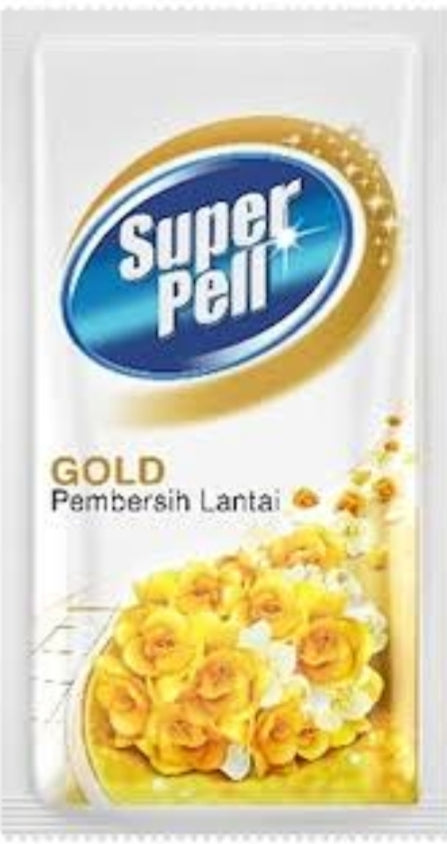 SUPER PELL floor cleaner GOLD NEW 12 x 25 ML sachets(#)