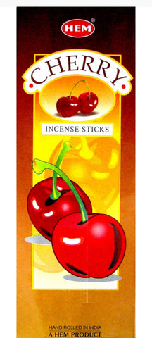 Incense HEM Brand Incense Sticks CHERRY 8 sticks SQUARE