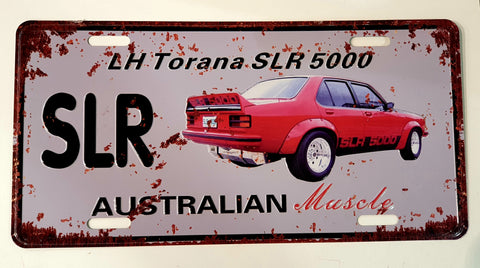 Car decorative plate, TORANA LH SLR 5000 approx 30cm x 15cm