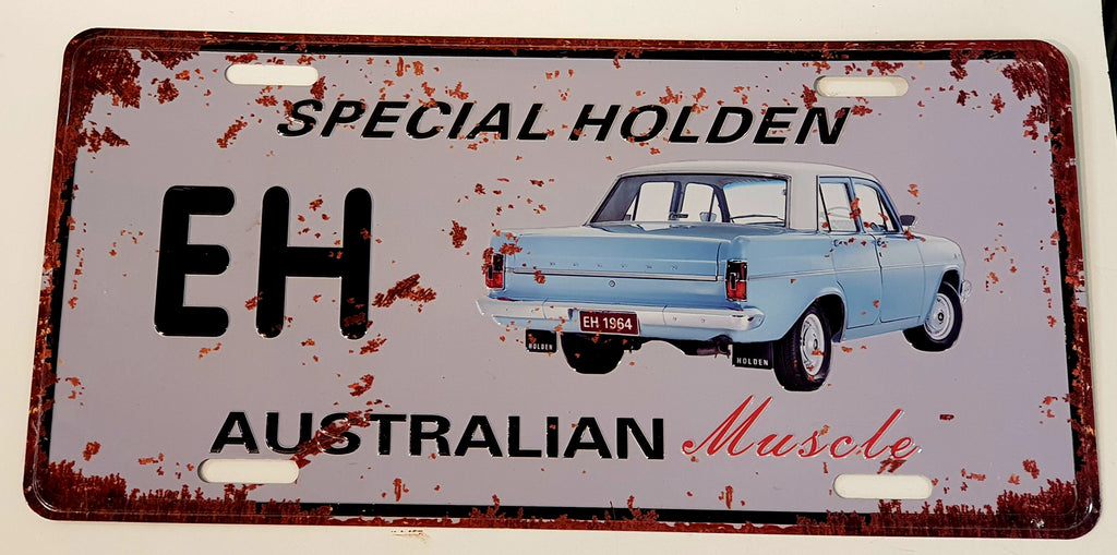 Car decorative plate, HOLDEN SPECIAL EH approx 30cm x 15cm