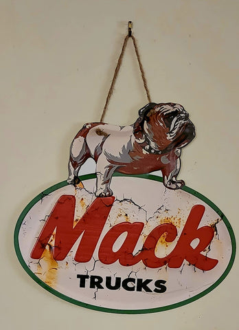 Retro decorative plate, MACK, embossed  approx 35 x 33 cm