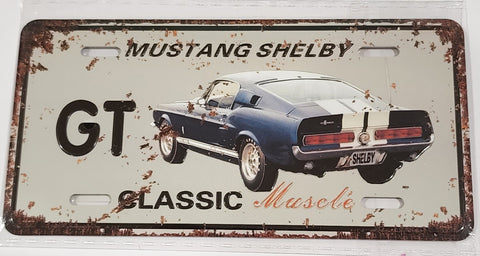 Magnet, FORD, Ford Mustang SHELBY GT 12 x 6 cm approx (black)