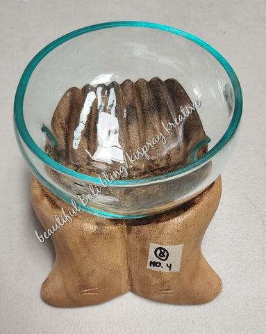 glass melt bowls  HANDS #4
