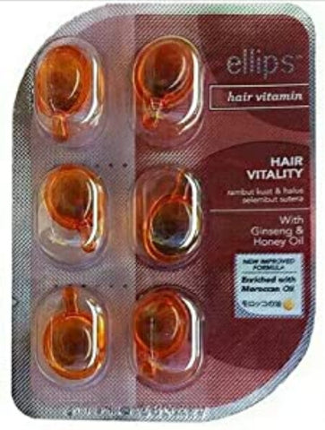 Ellips sheet  6 capsules  of hair oil PINK, buy 10 receive 11 BULK buy