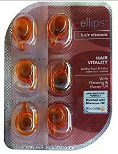 Ellips sheet of 6 capsules  of hair oil BROWN (B)