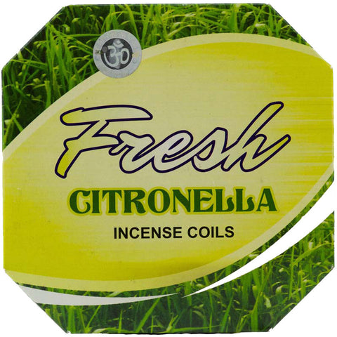 24 hour Darshan brand CITRONELLA incense coils