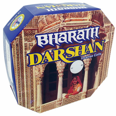 24 hour Darshan brand BHARATH incense coils