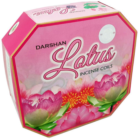 24 hour Darshan brand LOTUS  incense coils