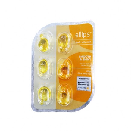 BUY BULK Ellips sheet of 6 capsules  of hair oil YELLOW buy 10 receive 11