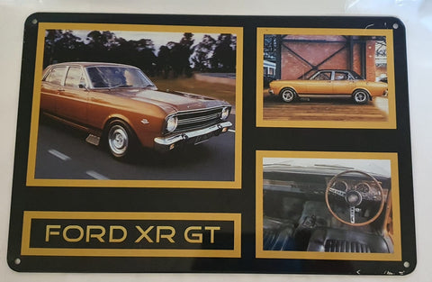 Car decorative plate, FORD XR GT approx 30cm x 20cm #0365