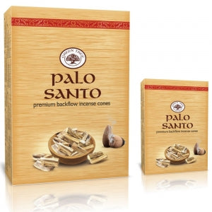 Incense Green Tree Brand Incense BACKFLOW CONES Palo Santo 12 cones per pack (#T)