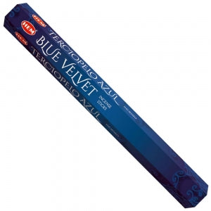 Incense HEM Brand Incense Sticks BLUE VELVET 20 sticks per pack Hexagonal
