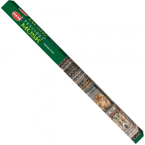 INCENSE, HEM brand, AFRICAN MUSK STICKS 8 sticks SQUARE