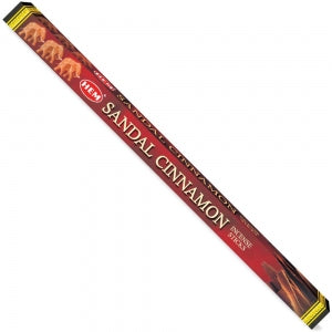 Incense HEM Brand Incense Sandal cinnamon  sticks 8 sticks SQUARE