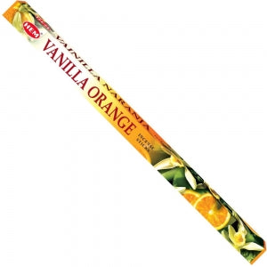 Incense HEM Brand Incense VANILLA ORANGE sticks 8 STICKS SQUARE