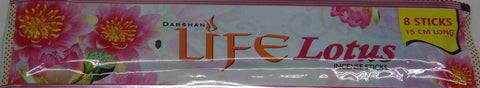 Incense Darshan LOTUS stick packs 35 sticks per pack, 22 cm long