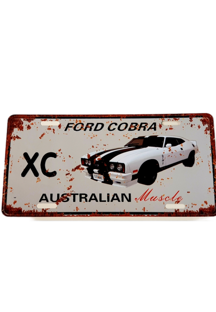 Car decorative plate, FORD COBRA approx 30cm x 15cm #0300