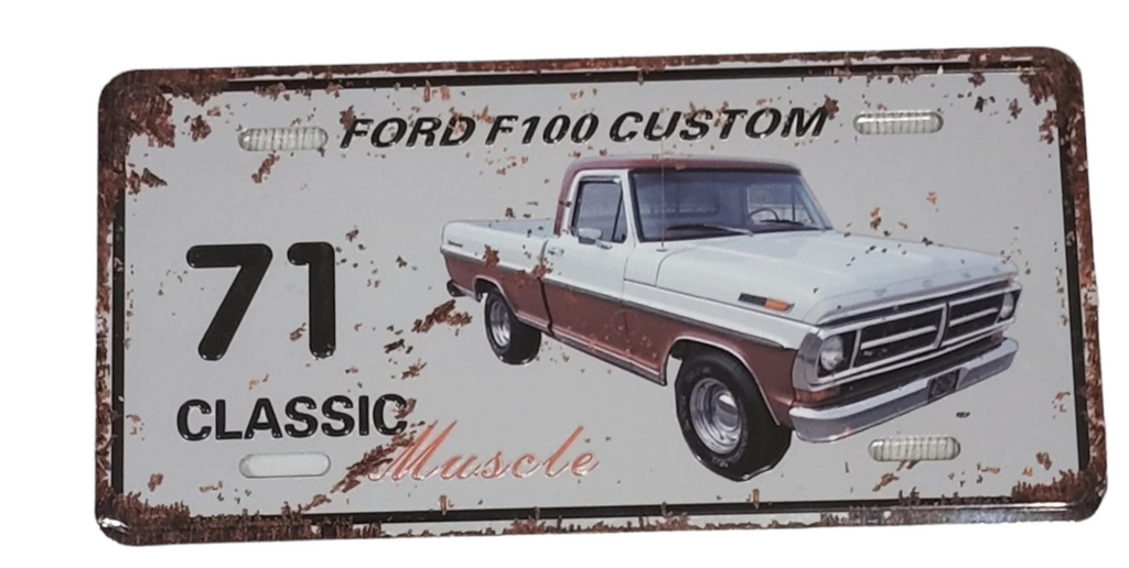 Magnet, FORD, Ford F100 Custom 71 12 x 6 cm approx #0672