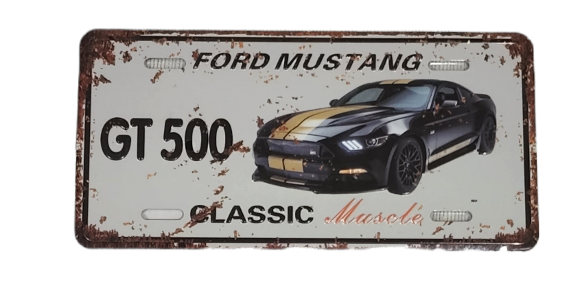 Magnet, FORD, Ford Mustang GT 500 12 x 6 cm approx #0679