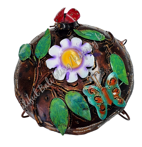 Mosquito coil holder, Insect/flower style.