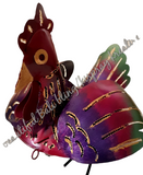 Mosquito coil holder chook/chicken pink/purple