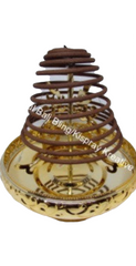 Incense coils -THESE CAN NOT BE BURNED SAFELY IN EITHER LIDDED INCENSE COIL HOLDERS OR MOSQUITO COIL HOLDERS