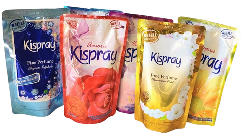 BULK BUY Kispray Collection all aromas INCLUDING THE NEW ELEGANT SAPPHIRE 6 premixed 300ml sachets buy 10 sets receive 11 sets.