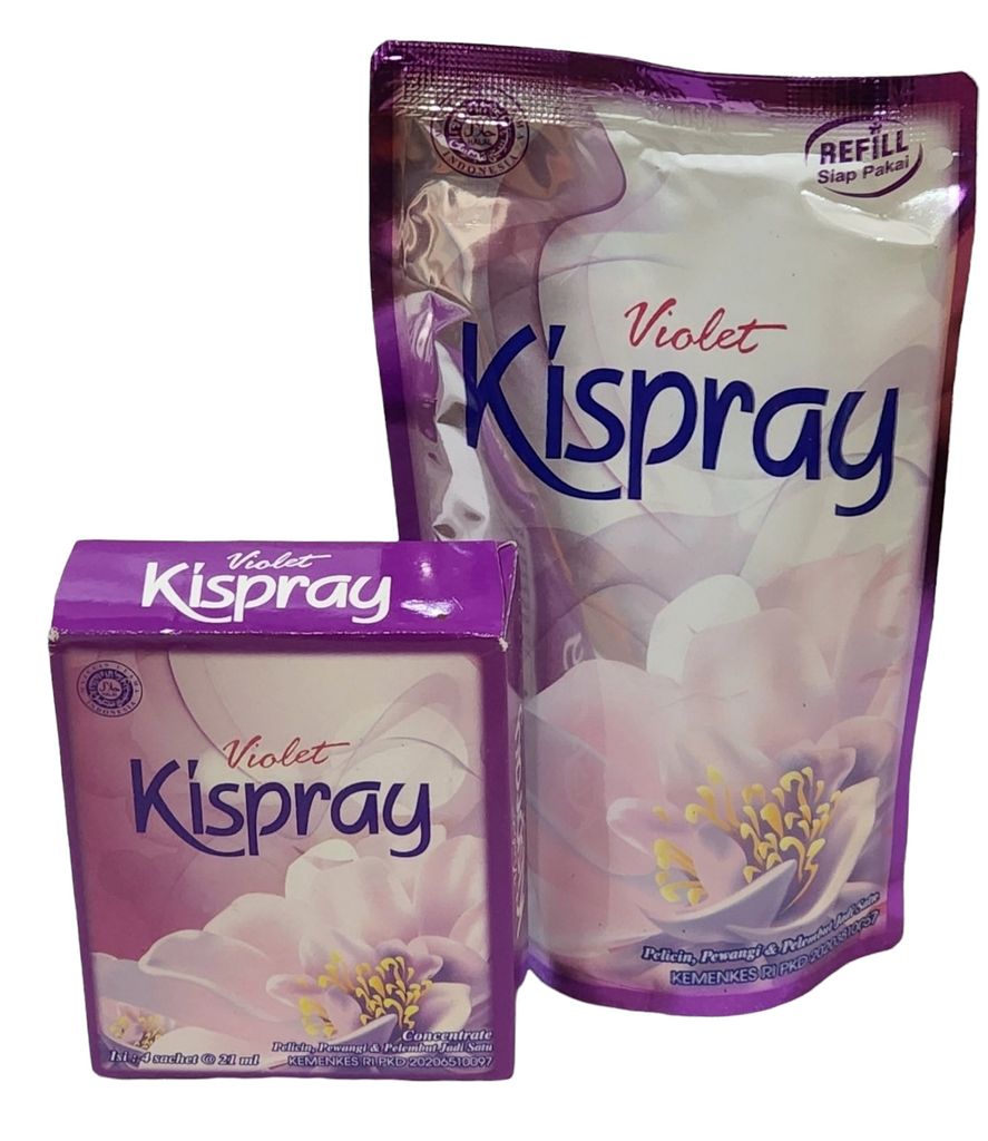 Kispray Purple collections!  1 x 280ml premixed sachet, and 1 x box 4 sachet. ALL PURPLE