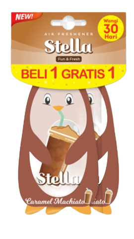 Stella car deodoriser/fresheners Caramel Machiato TWIN PACK ()