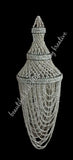 Shell hanging Chandelier approx 80cm x 28cm. NO ELECTRICAL COMPONENTS (#5)