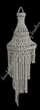 Shell hanging Chandelier approx  90cm x 28cm. NO ELECTRICAL COMPONENTS (#6)