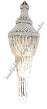 Shell hanging Chandelier approx 90 cm x 27 cm x cm. NO ELECTRICAL COMPONENTS (#3)