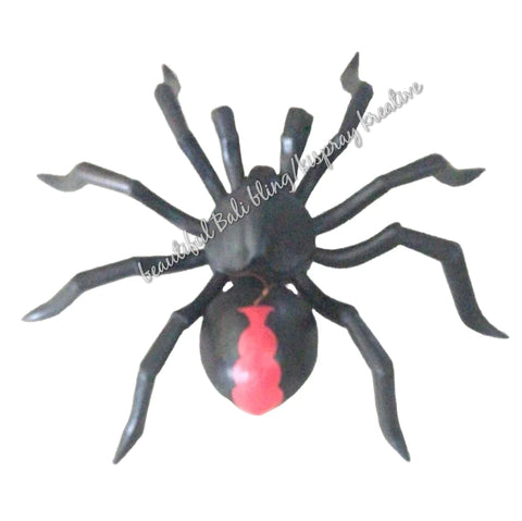 Spider, Red back, wooden approx 90cm