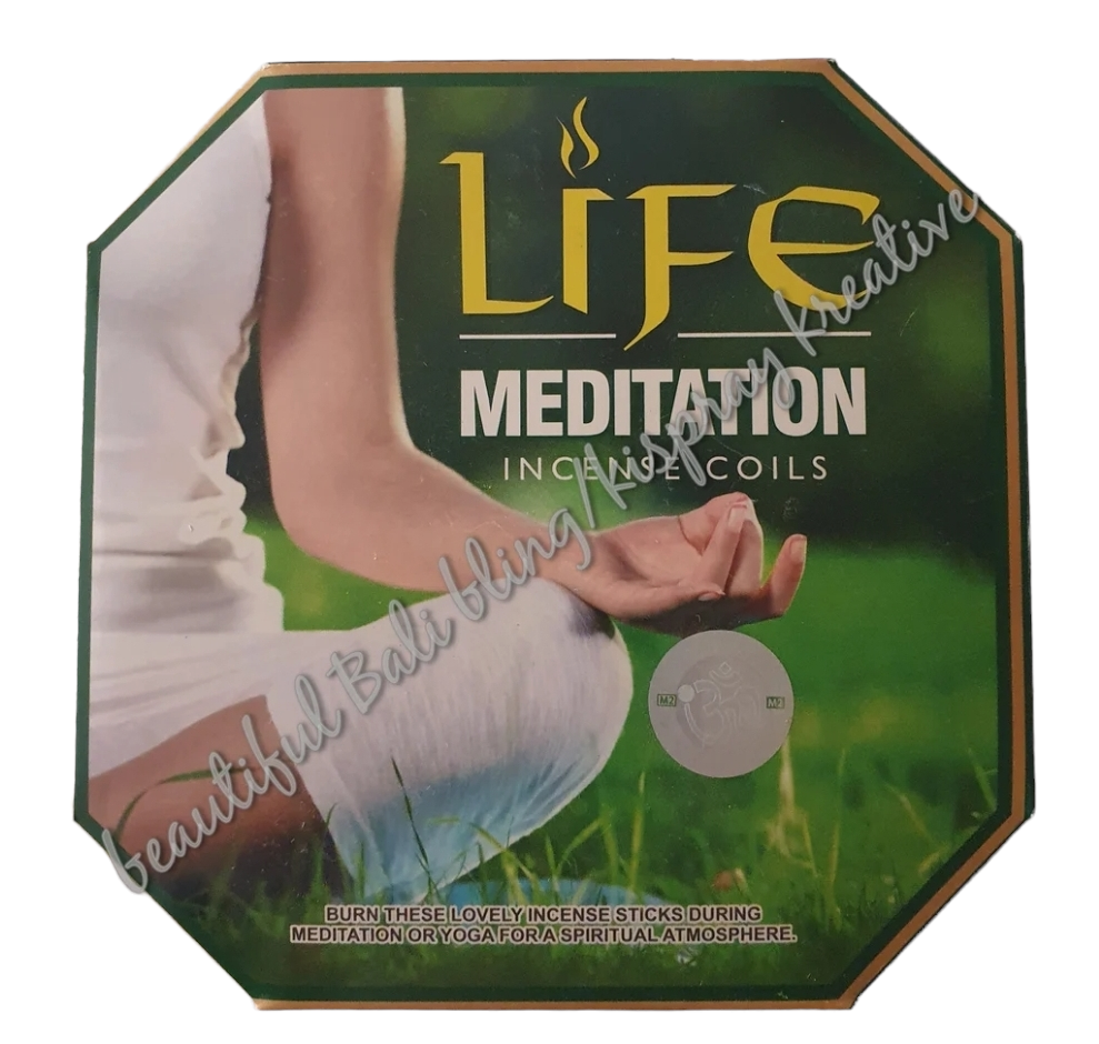 24 hour Darshan brand LIFE MEDITATION  incense coils