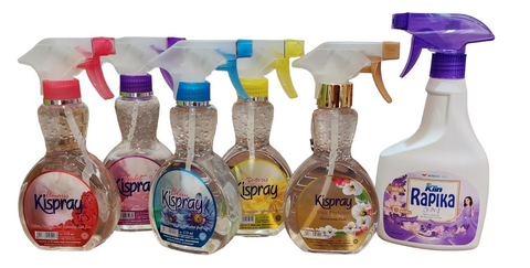 Kispray Collection all aromas & 1 So Kiln Rapika Lavender Splash 6 premixed bottles