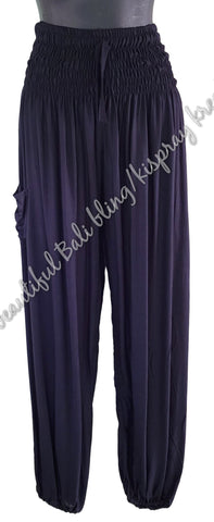 Harem pants Full length  BLACK M Suit to size 12 clothing