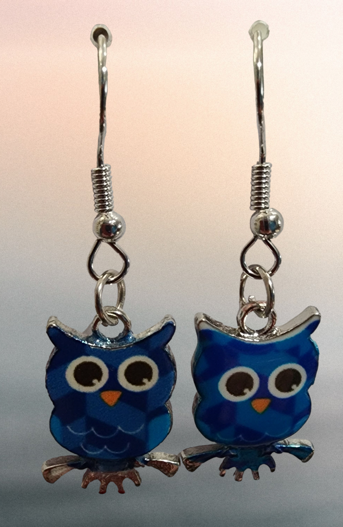 Earring, owls