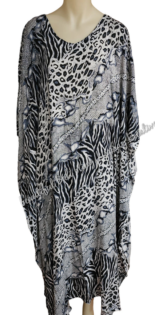 Kaftan, FULL LENGTH 4XL Suit to size 20, animal print #12