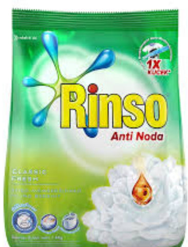 Rinso laundry detergent anti noda (anti stain ) POWDER 600 gram (#39)