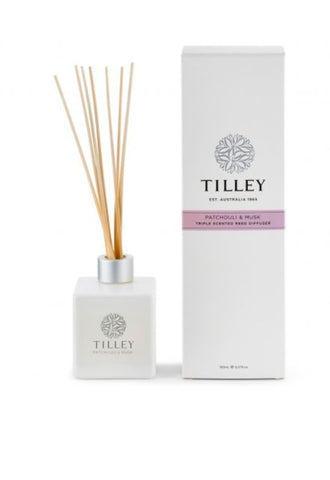 Tilley reed diffuser, Patchouli and musk 150 ml