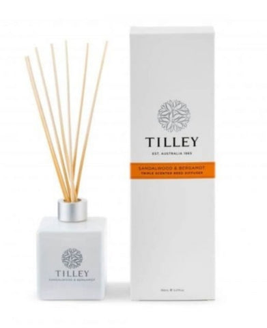 Tilley reed diffuser, Bergamot and Sandalwood 150 ml