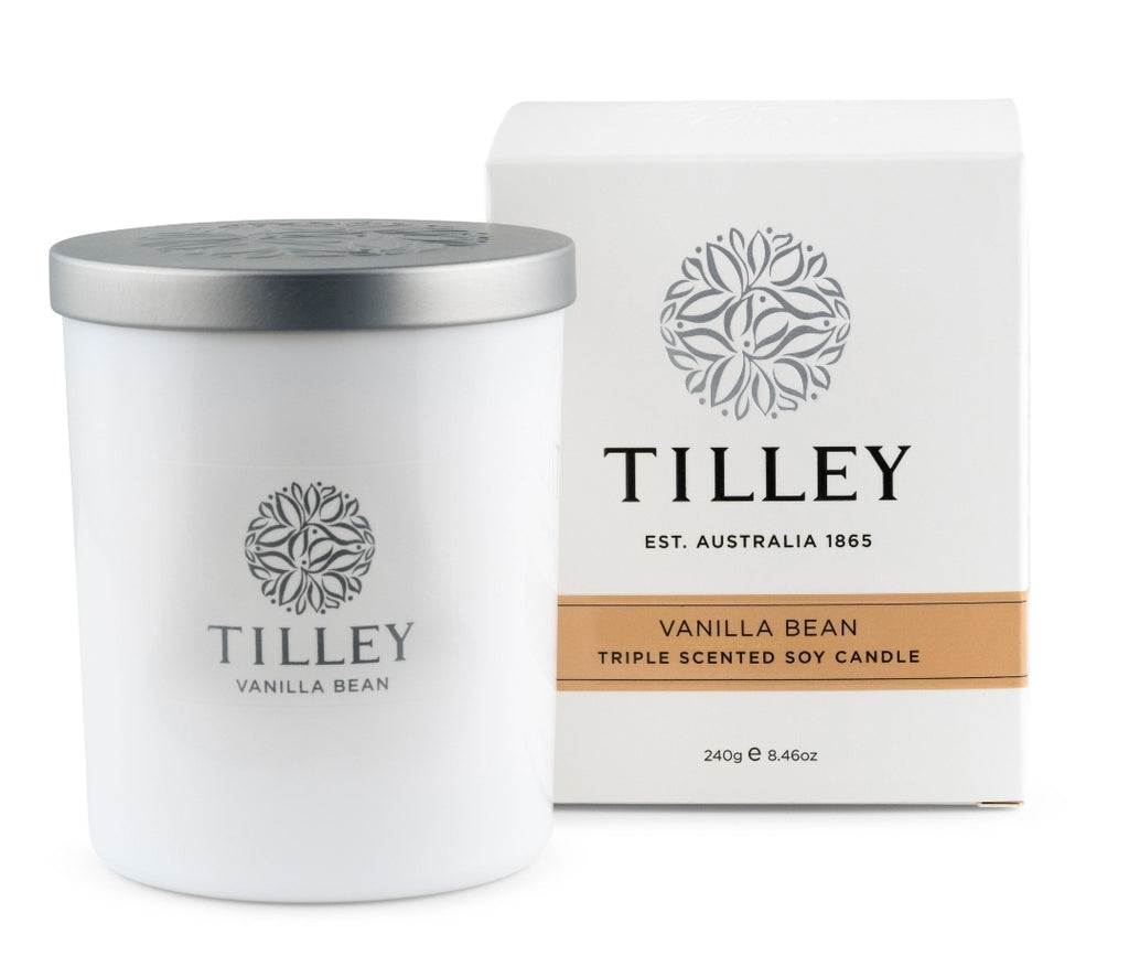 Tilley candle Vanilla Bean 240 grams 45 hours burning